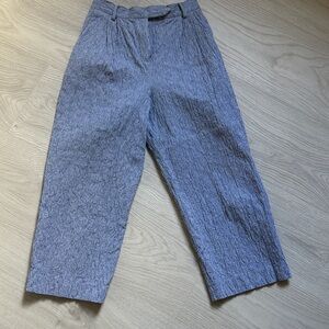 Aviator Striped Cotton Pants